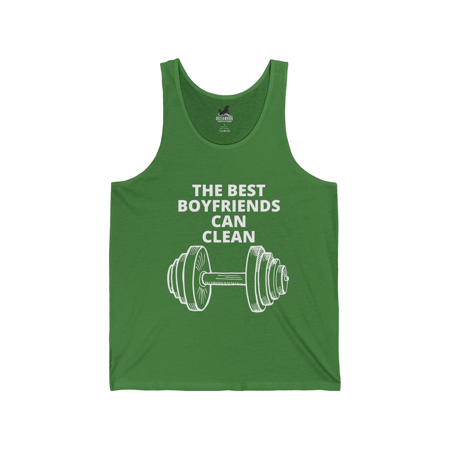 The Best Boyfriends Can Clean Unisex Jersey Tank