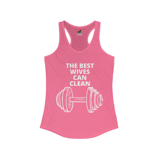 The Best Wives Clean Racerback Tank