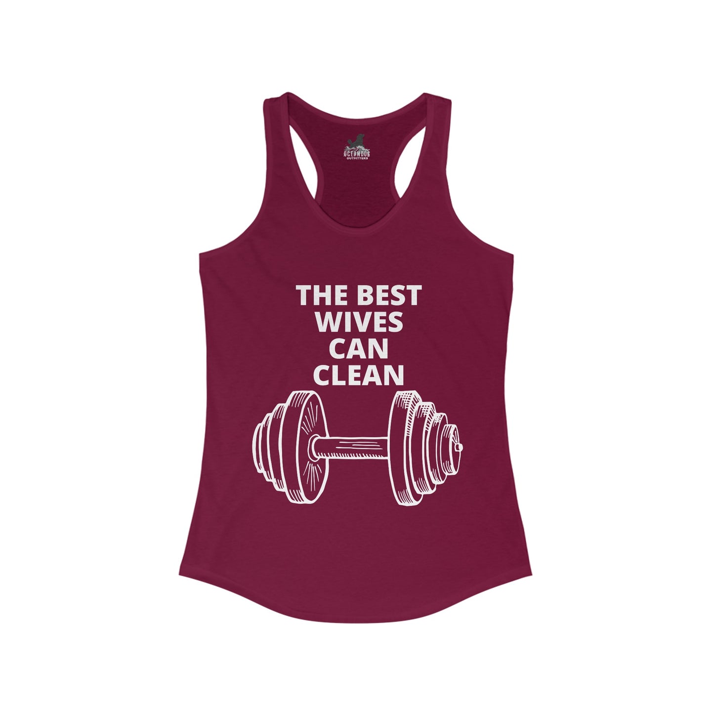 The Best Wives Clean Racerback Tank